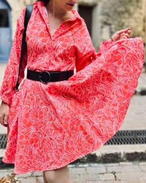 Tissu Beau Coquelicot – Rouge