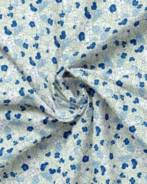 Tissu Beau Coquelicot – Bleu