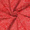 joli tissu coquelicot rouge