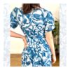 Tissu Peony Lovers - Bleu – Image 4