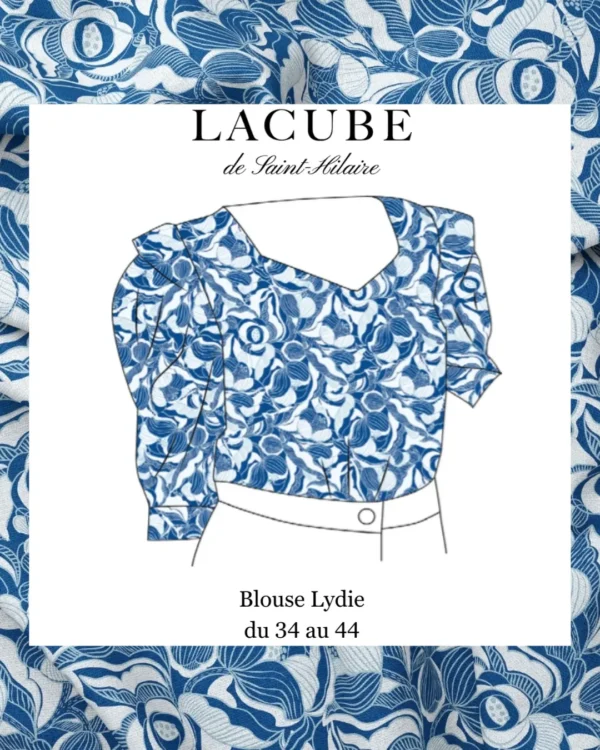 Blouse Lydie modèle facile à coudre pour débutant en couture
