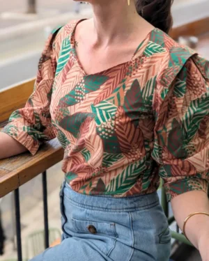La Blouse Lydie, débutante et stylée – T34/44