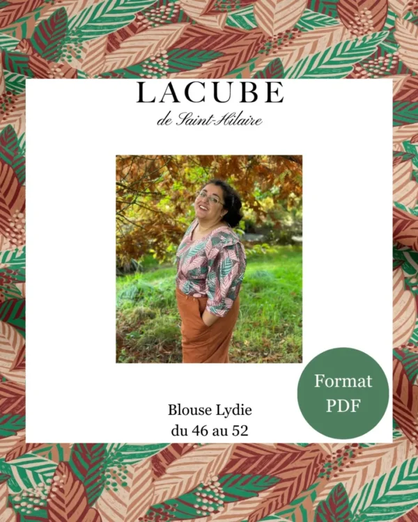 Patron de blouse facile à coudre, en grandes tailles