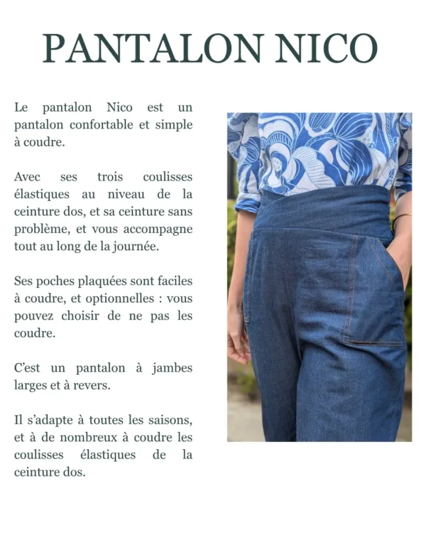 Le Pantalon Nico, stylé et confortable – Image 3