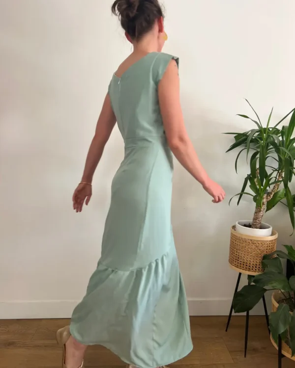 La Robe Althéa – Robe d’été chic pour cérémonie, mariage et baptême – Image 6