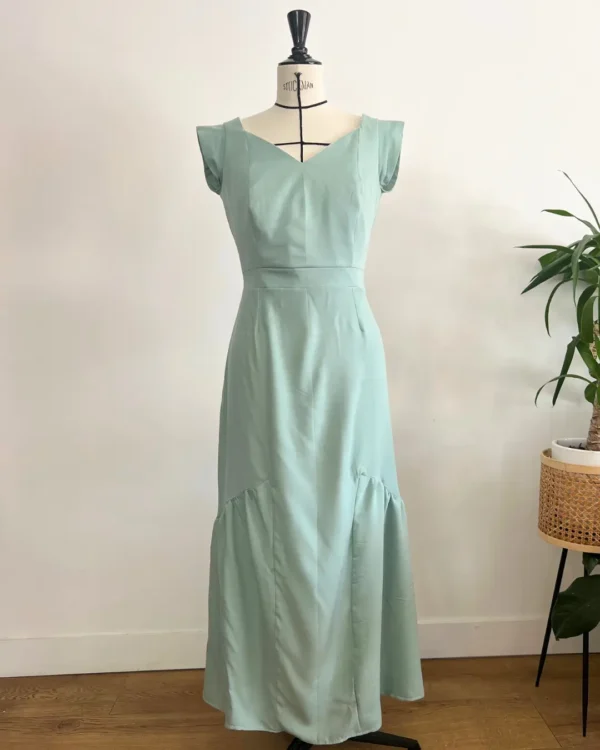 Robe Althéa cousue pour une cérémonie de mariage