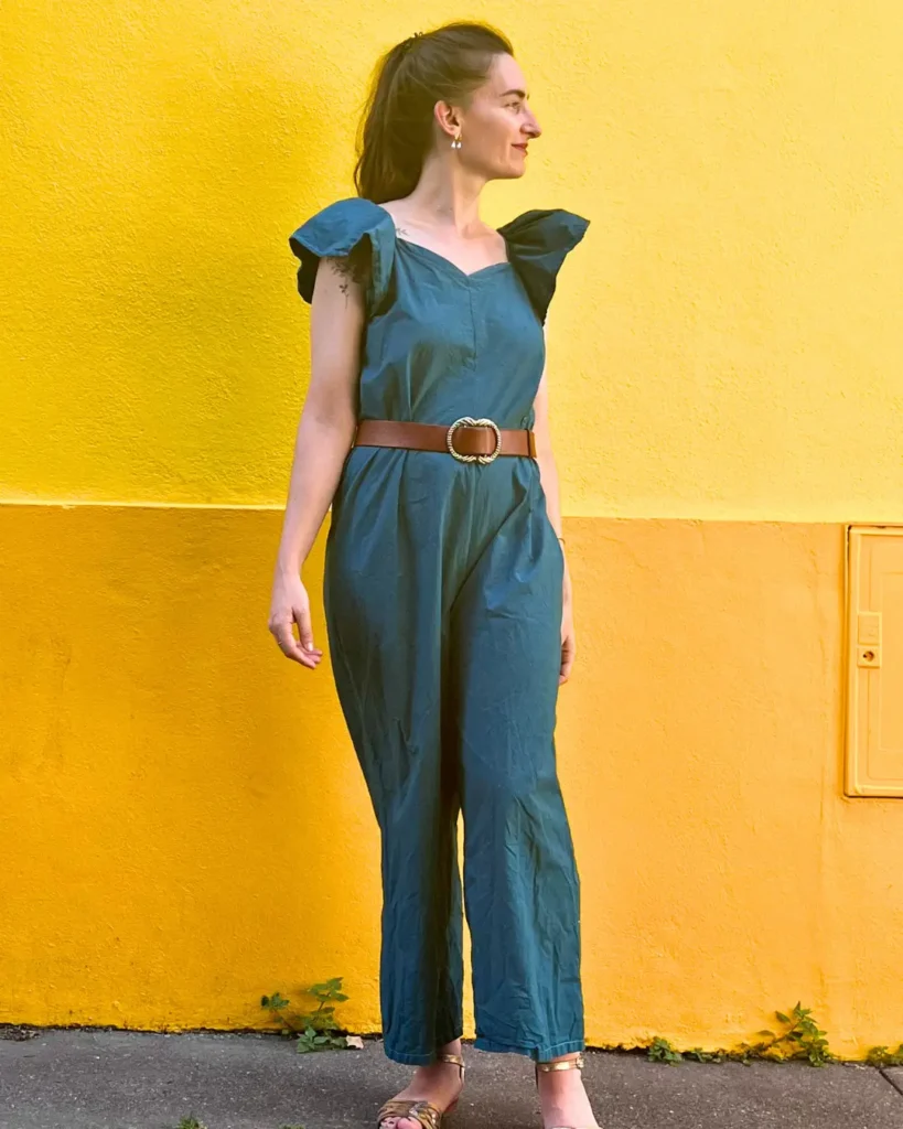 Patron de combinaison pour invitée à un mariage, témoin, demoiselle d'honneur. Look cousu main
