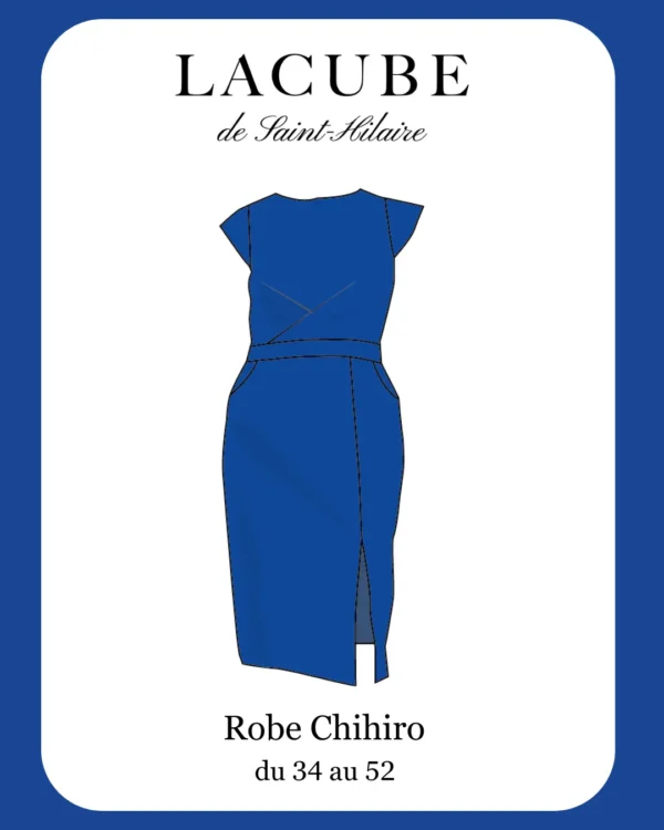 Robe Chihiro femme – patron couture féminine et raffinée | Lacube de Saint-Hilaire