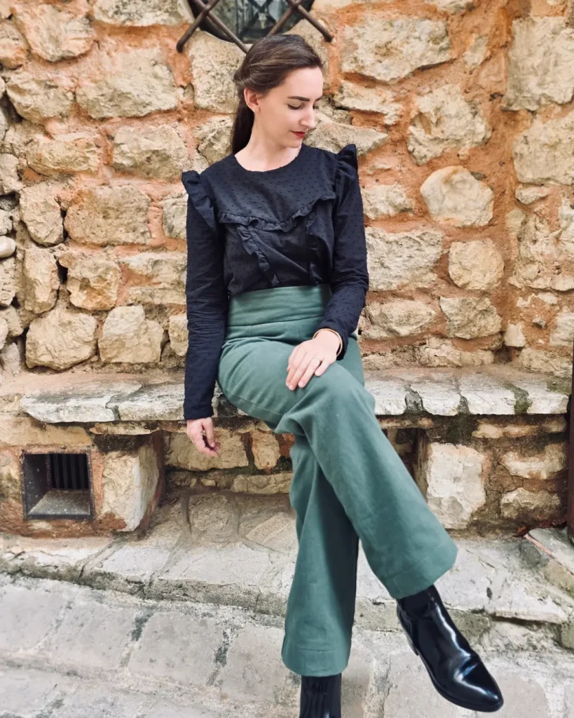 patron de couture de blouse facile à coudre pour débutant en couture