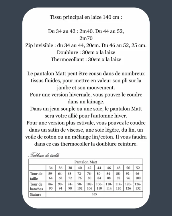 Le Pantalon Matt, élégant et fluide pour l'hiver – Image 8