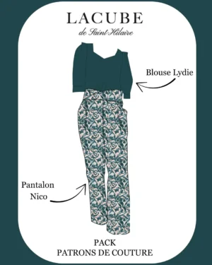 Pack Pantalon Nico + Blouse Lydie