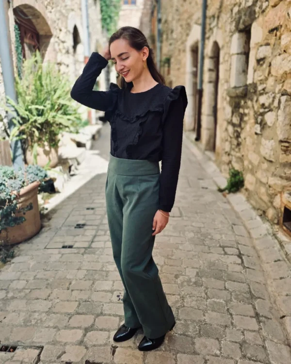 patron de couture de blouse pour l'automne hiver