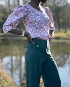 Blouse Lydie, patron de couture facile à coudre