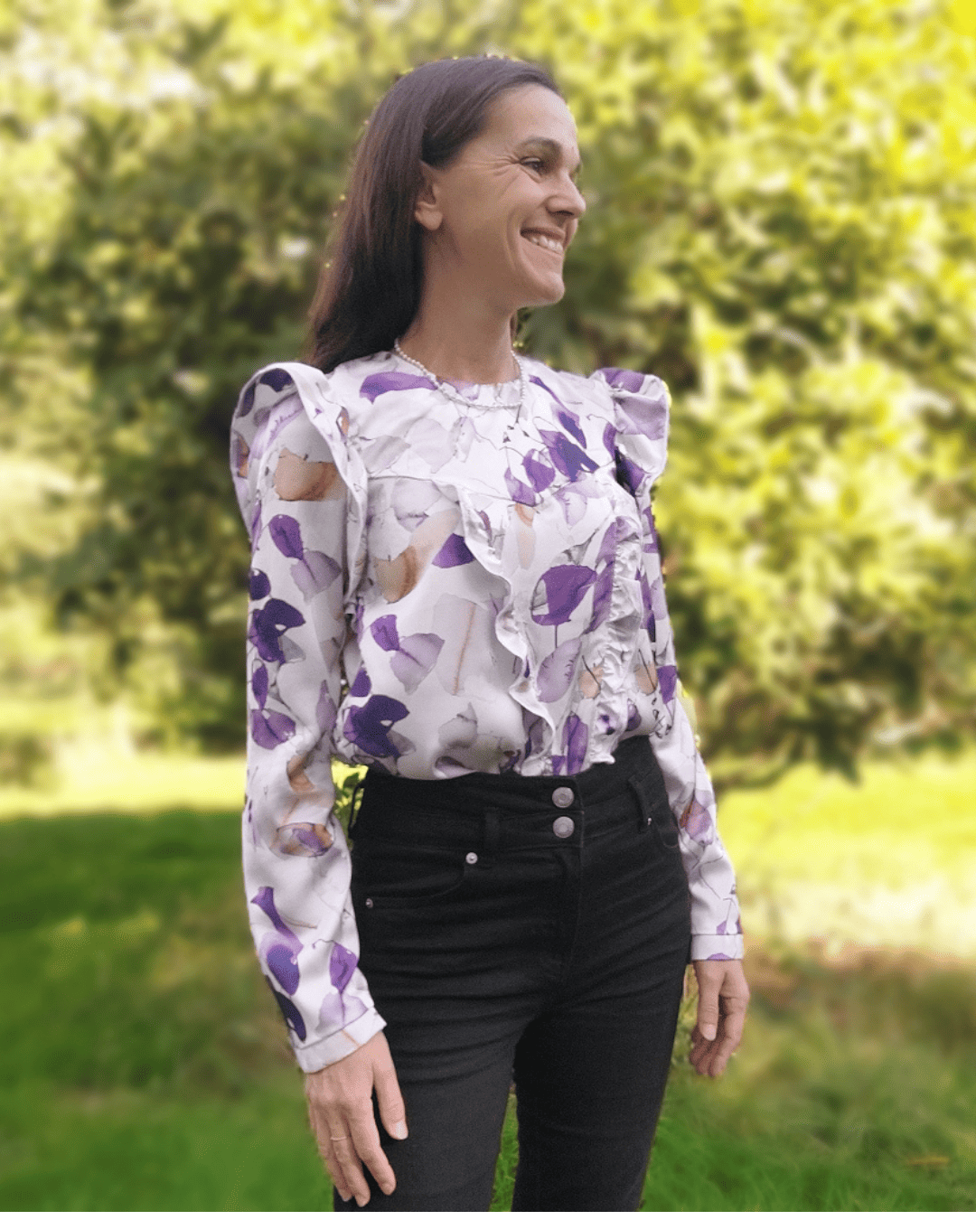 patrons de blouse facile à coudre à volants