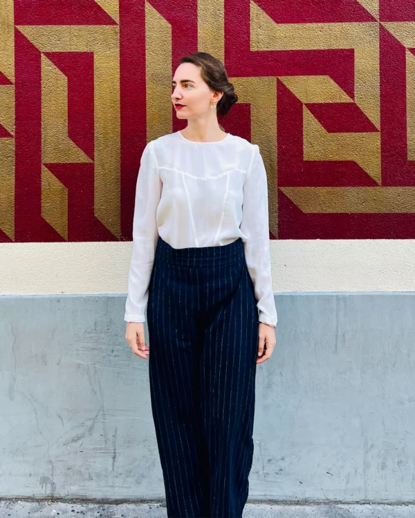 patron de couture de pantalon pour le bureau, le travail. a coudre soi même