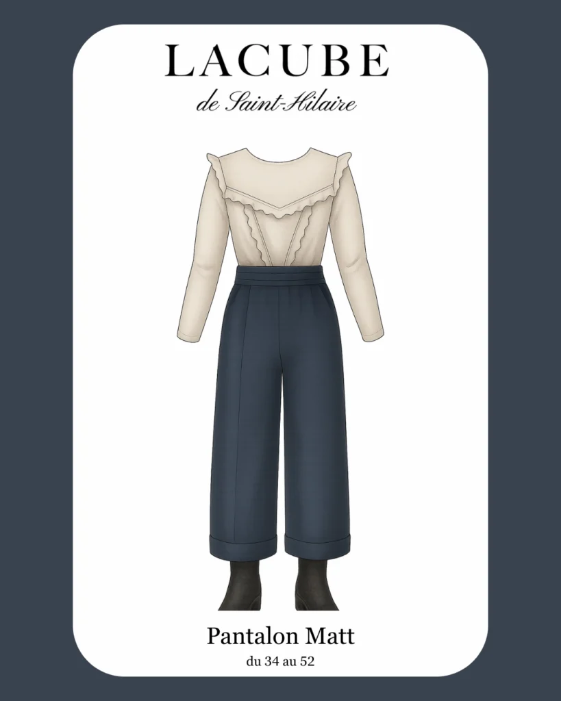 Patron de couture pantalon fluide pour l'automne hiver