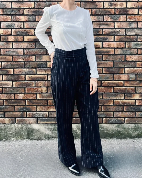 patron de pantalon fluide et chic pour l'automne hiver