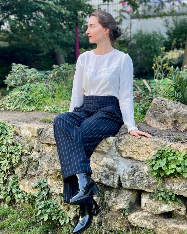 patron pantalon couture fluide pour l'automne hiver