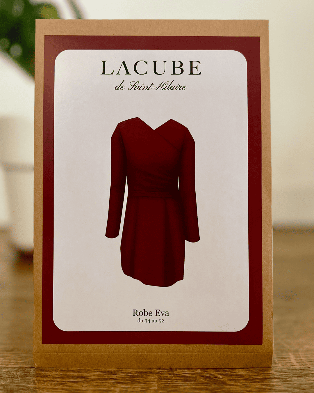 patron pochette de la robe Eva, chic et élégante