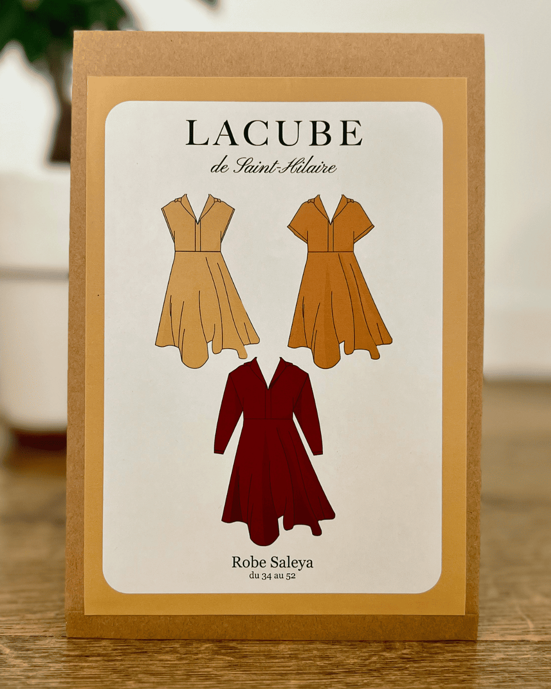 Patron pochette de la robe chemise Saleya