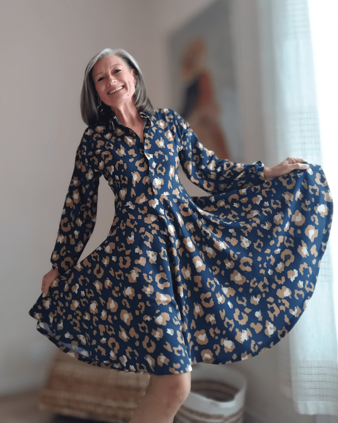 patron de robe chemise fluide