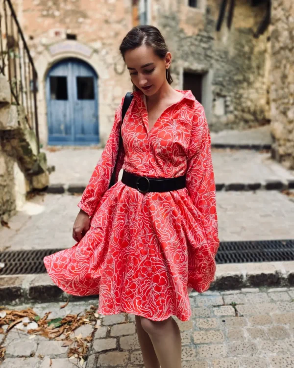 Patron de Robe chemise niveau débutant