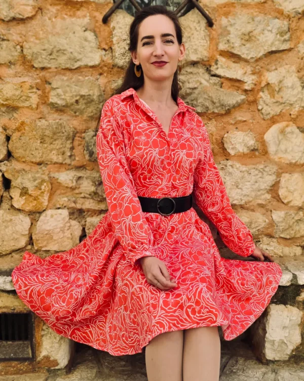 Patron de couture robe chemise pour debutant