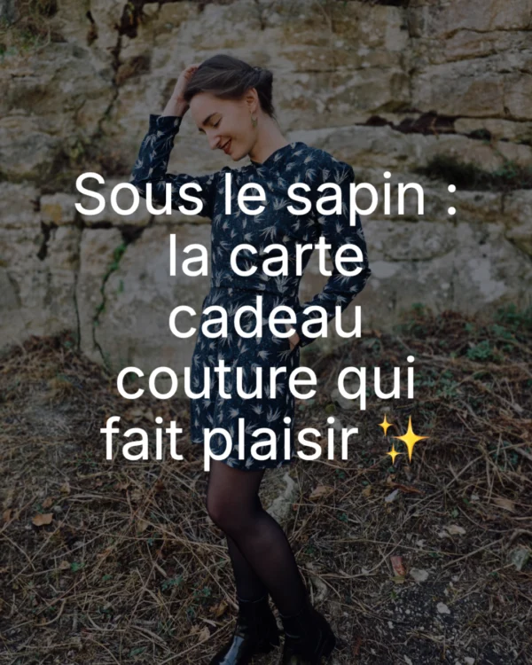 offrir une carte cadeau virtuelle à une couturière qui aime la couture