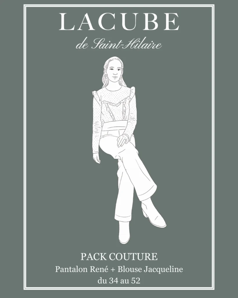 Pack de patrons de couture blouse et pantalon, tenue intemporelle à coudre