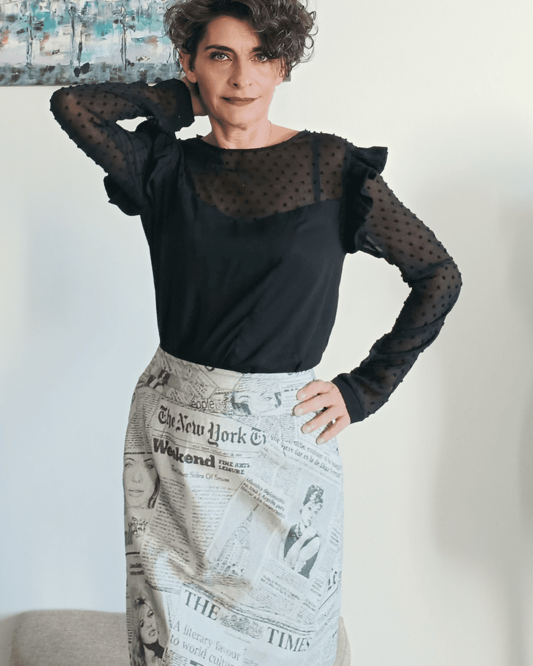 Pack patron de couture jupe et blouse niveau débutant, pour premier look cousu main