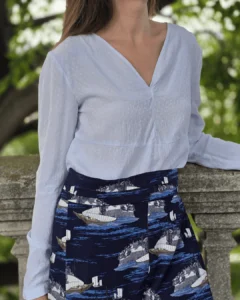 Lire la suite à propos de l’article 👚 Les patrons de blouses à coudre soi-même — du modèle débutant à la pièce fluide et raffinée