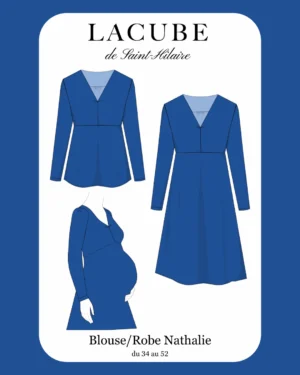 La Blouse/Robe Nathalie, romantique et facile à coudre