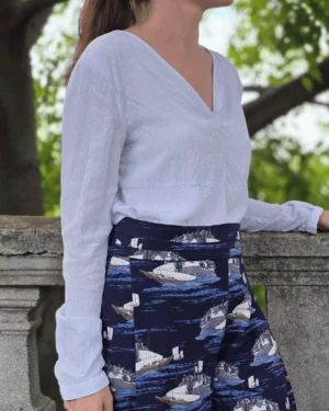 Pack couture Pantalon Matt + Blouse Nathalie – Tenue chic et confortable pour le bureau