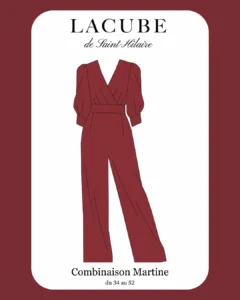 Patron de couture pochette combinaison Martine, chic, élégante et débutant