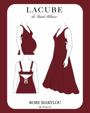 La robe Marylou – Robe adaptée grossesse et post-partum