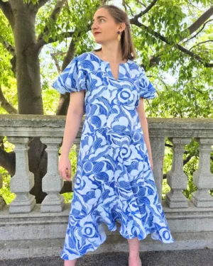 La robe Camille – Robe adaptée grossesse et post-partum