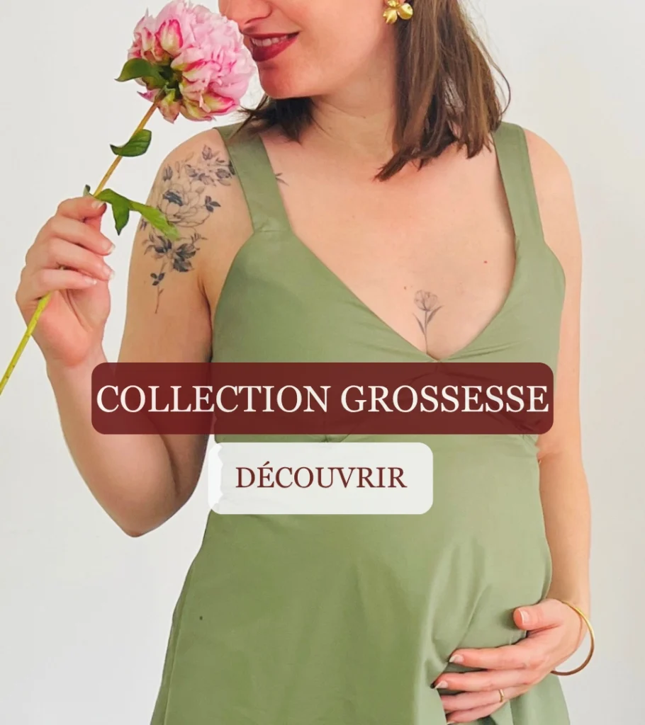 collection de patrons de couture de robes pour la grossesse, allaitement et post partum