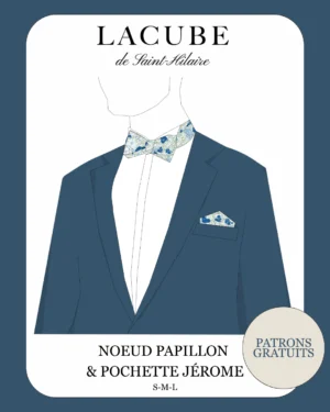 Le Noeud papillon et la pochette Jérome – Patrons gratuits